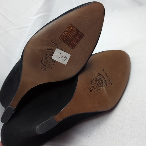 🆕🌿NICOLE FARHI SUEDE WEDGE SHOES🌿 - Picture 16 of 16